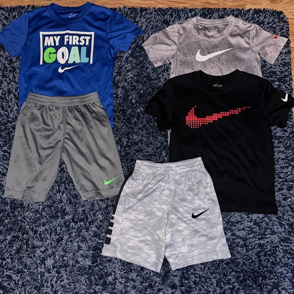 Nike shorts and shirts